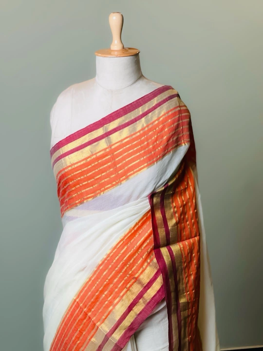 Mul Cotton Saree. 4