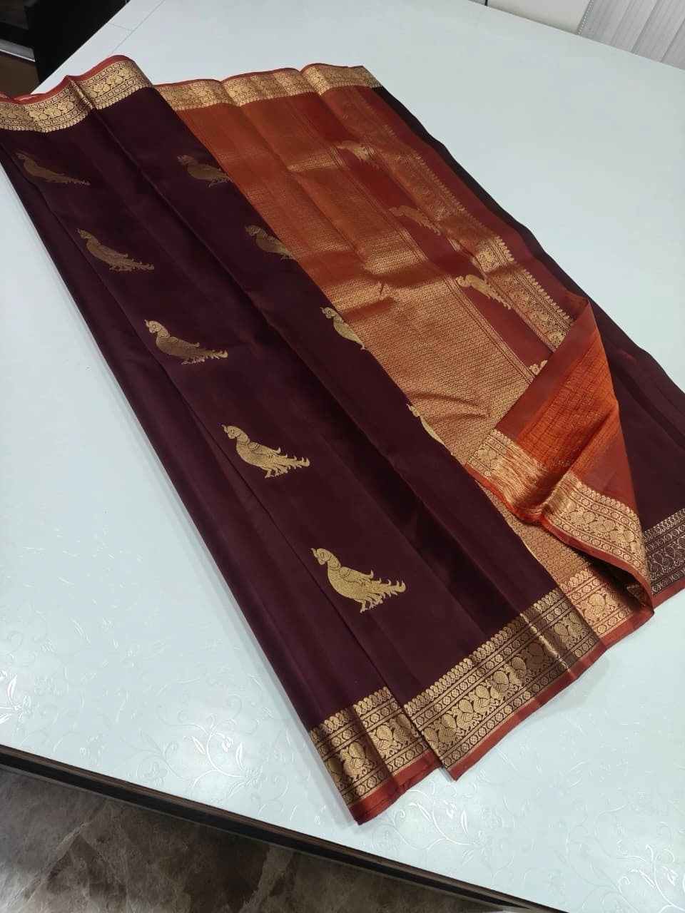 Pure Kanchipuram Silk Saree 9