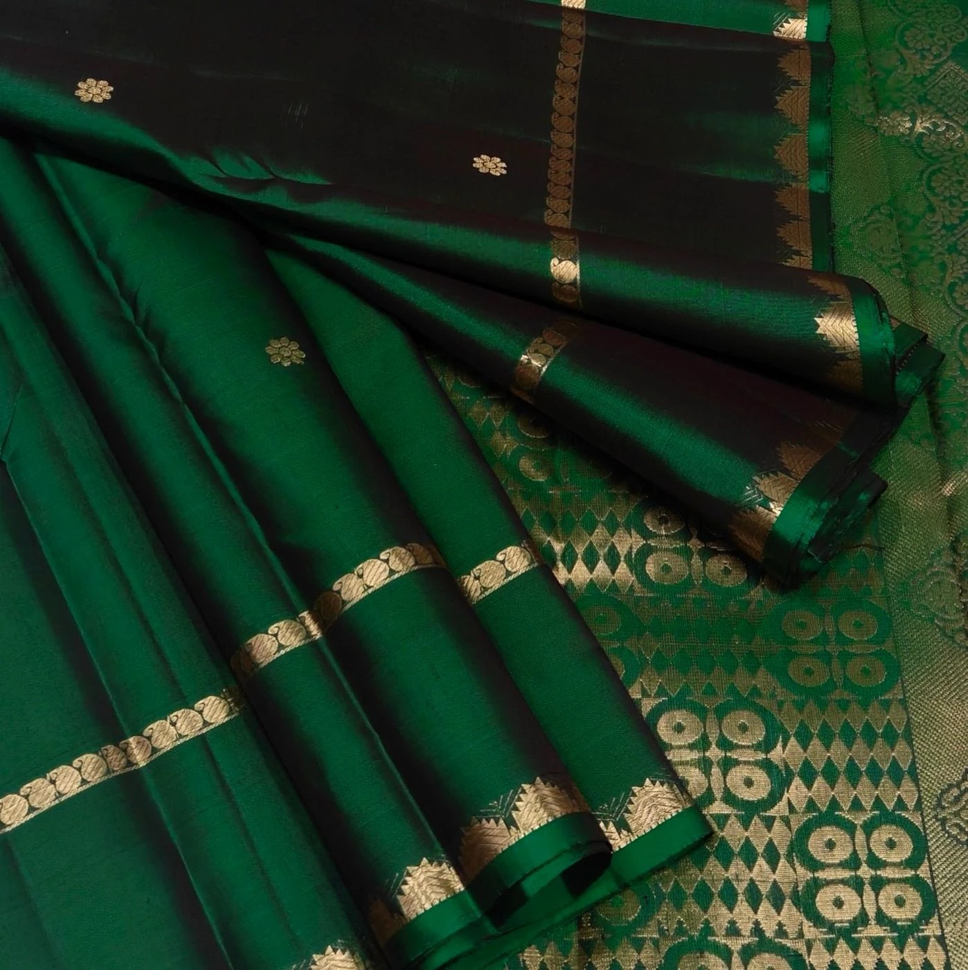 Pure Kanchipuram Silk Saree 16
