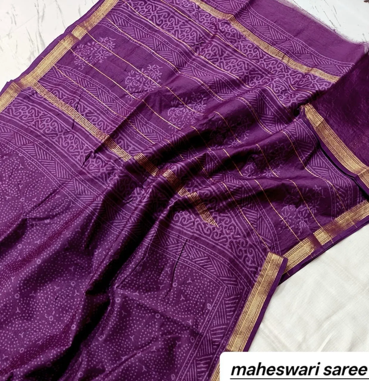 Maheshwari Silk Sarees 34