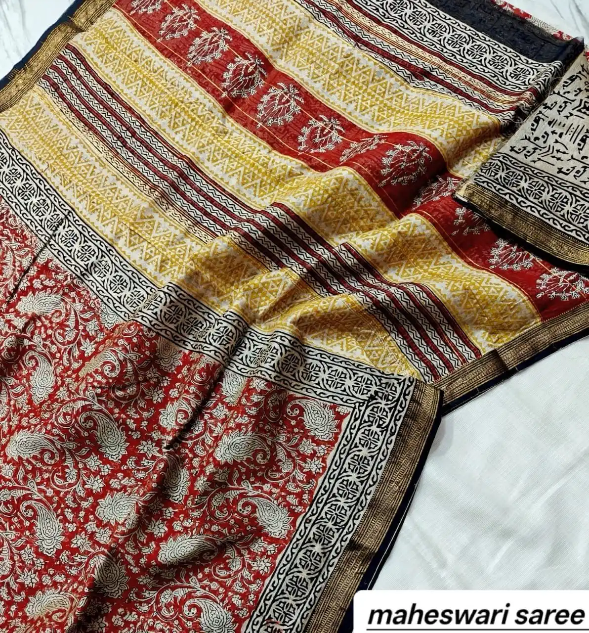 Maheshwari Silk Sarees 50
