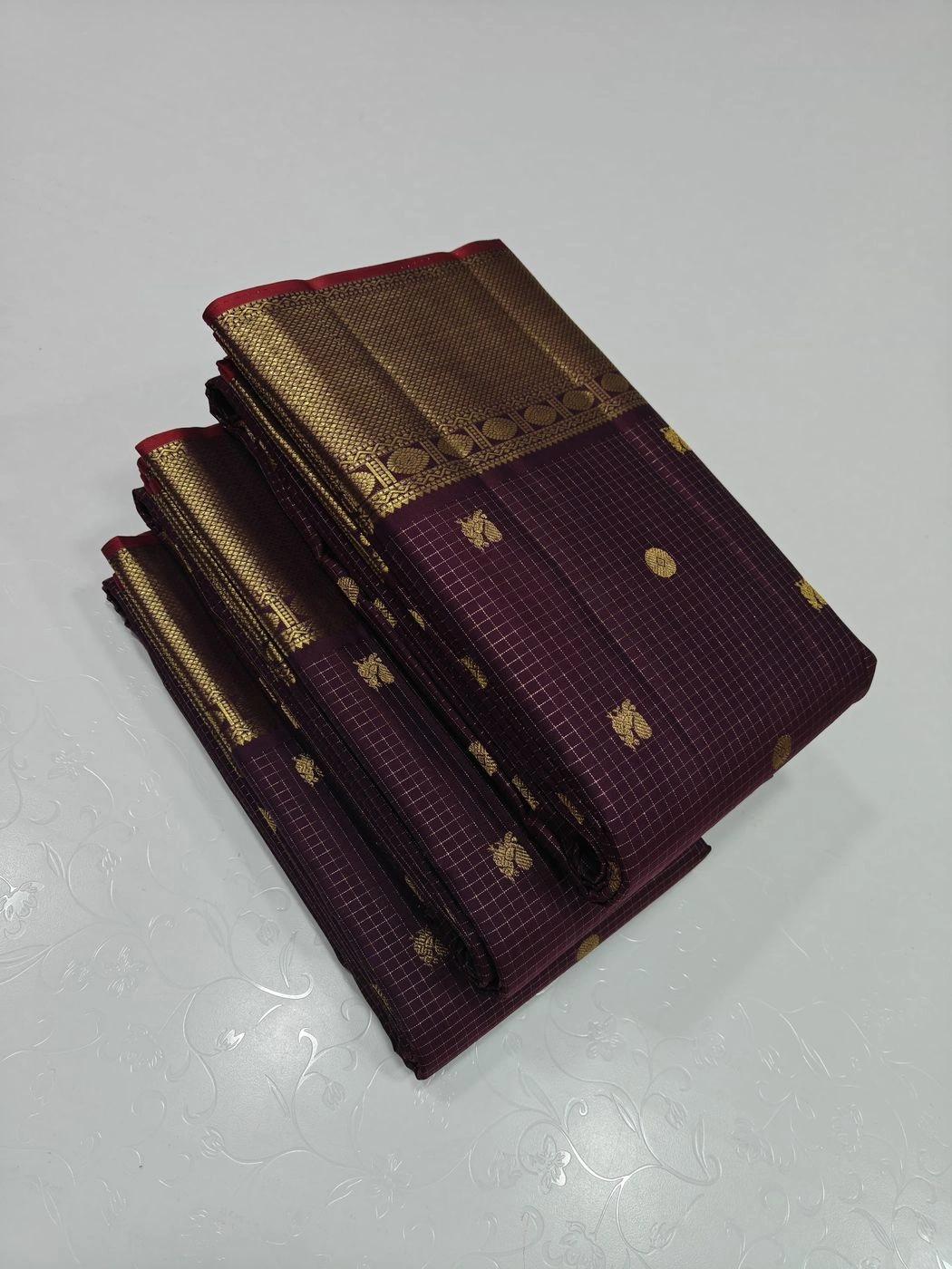 Pure kanchipuram silk saree 1