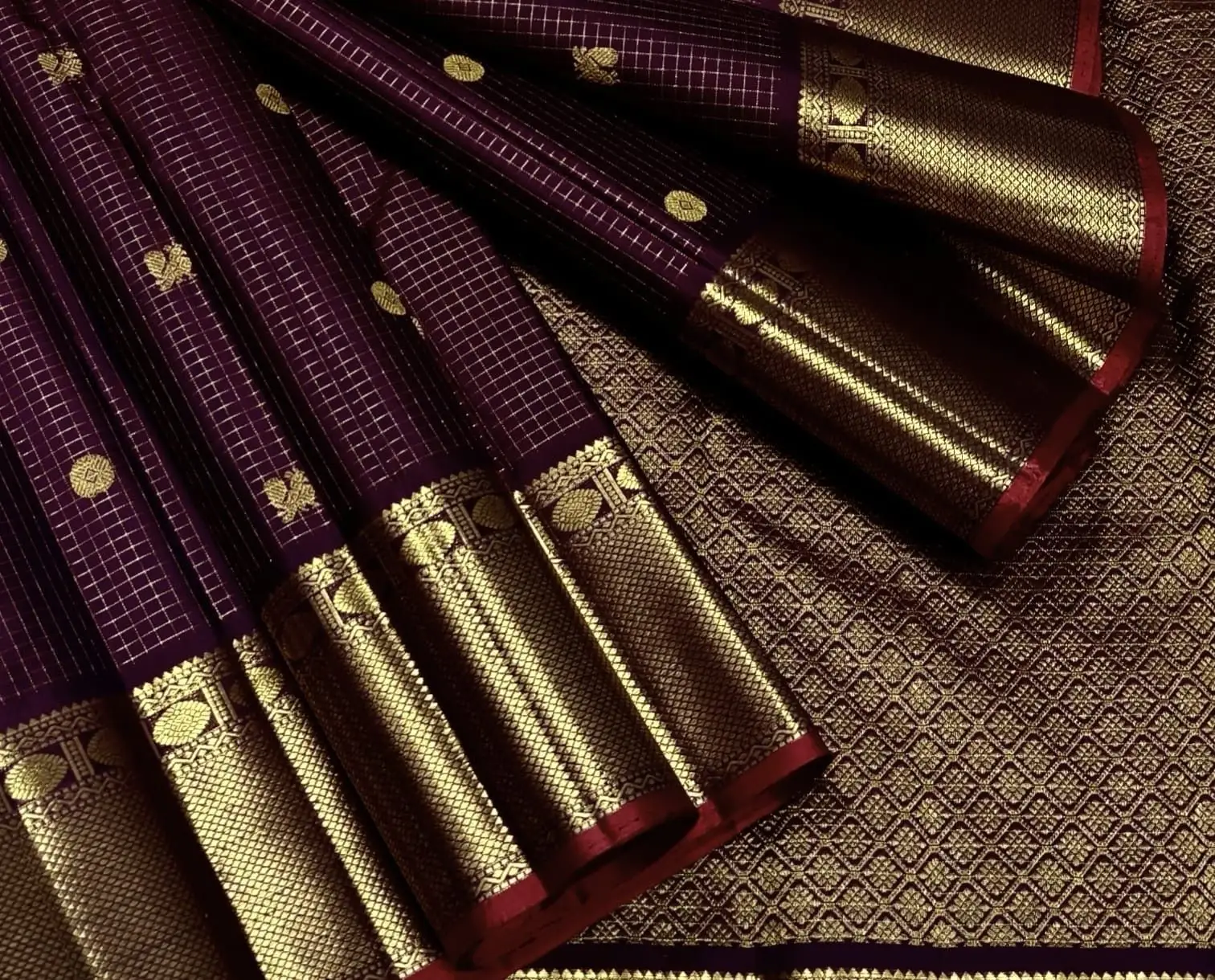Pure kanchipuram silk saree 2