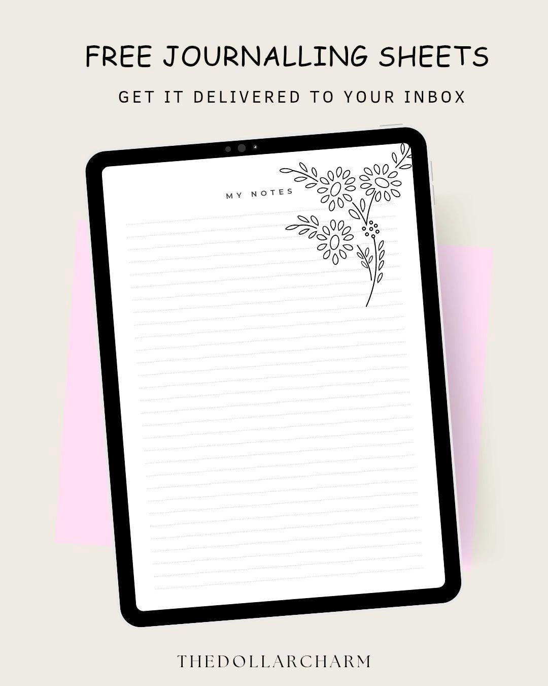 Floral Journalling sheets 2