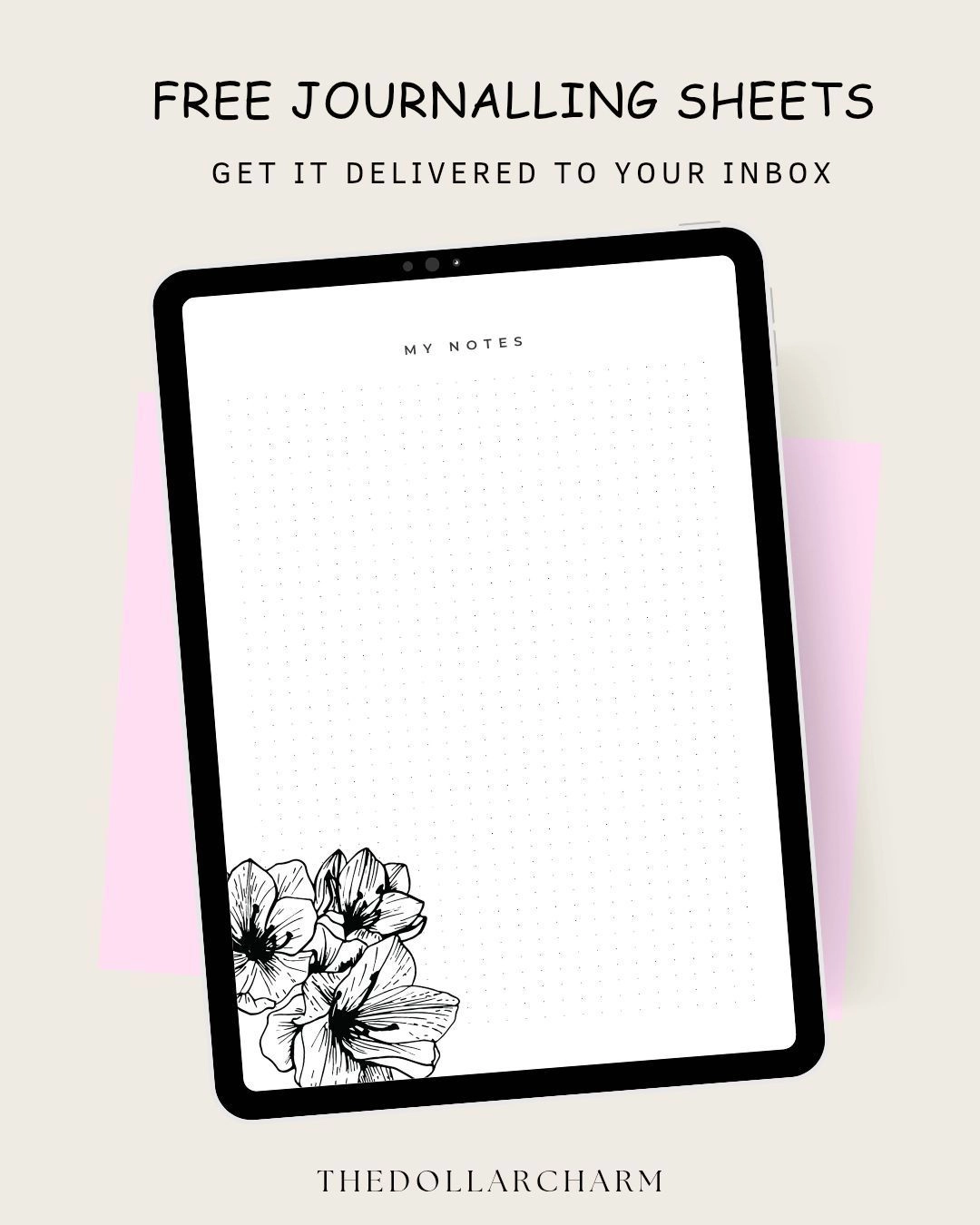 Floral Journalling sheets 4