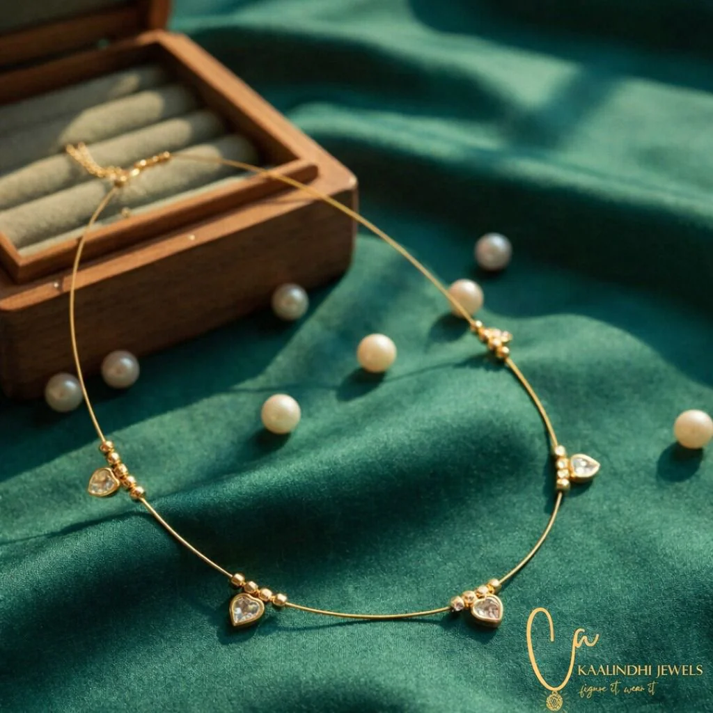 Korean Style Crystal Choker