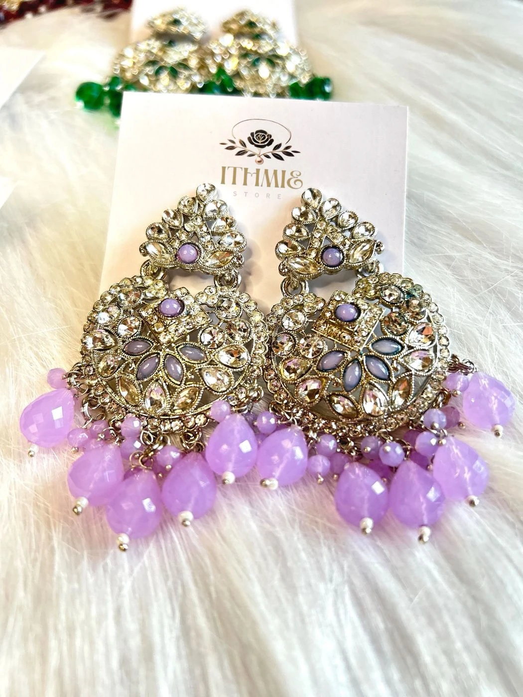 Soft lavender sparkle crafted with graceful luxury elegance