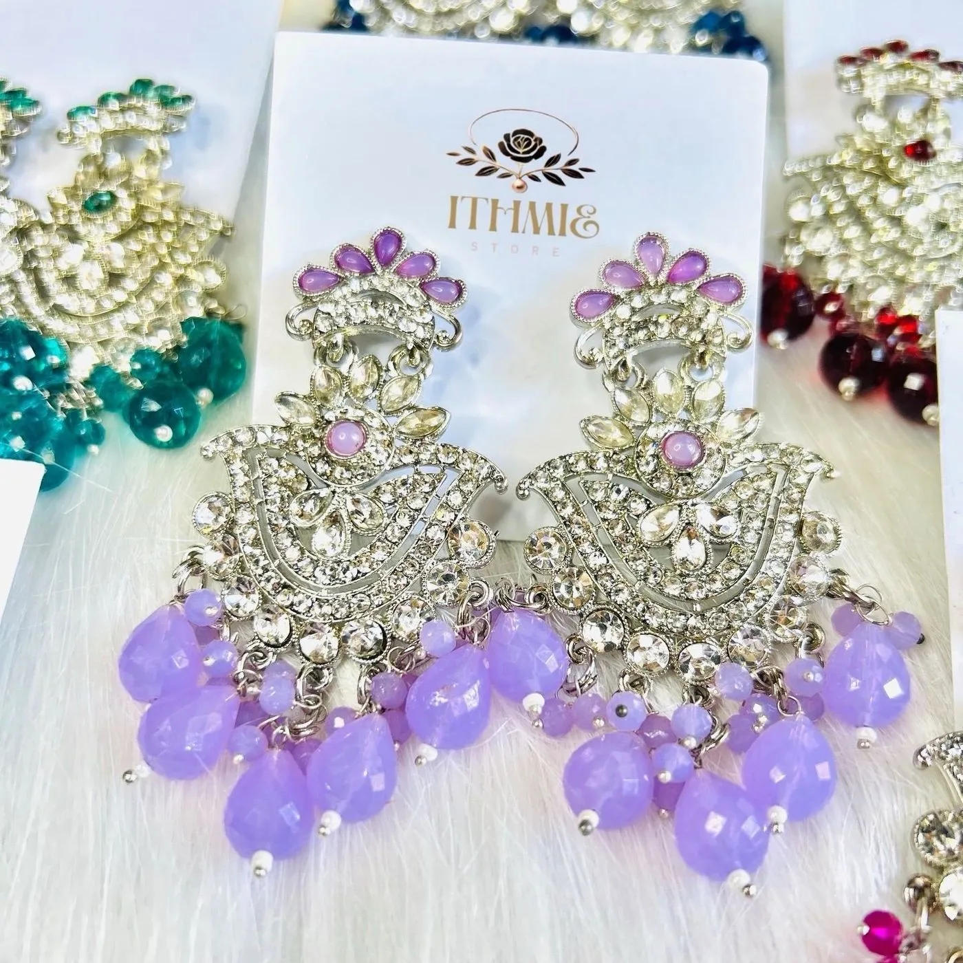 Lavender Lilac & Silver Delicate lavender sparkle crafted with graceful elegance