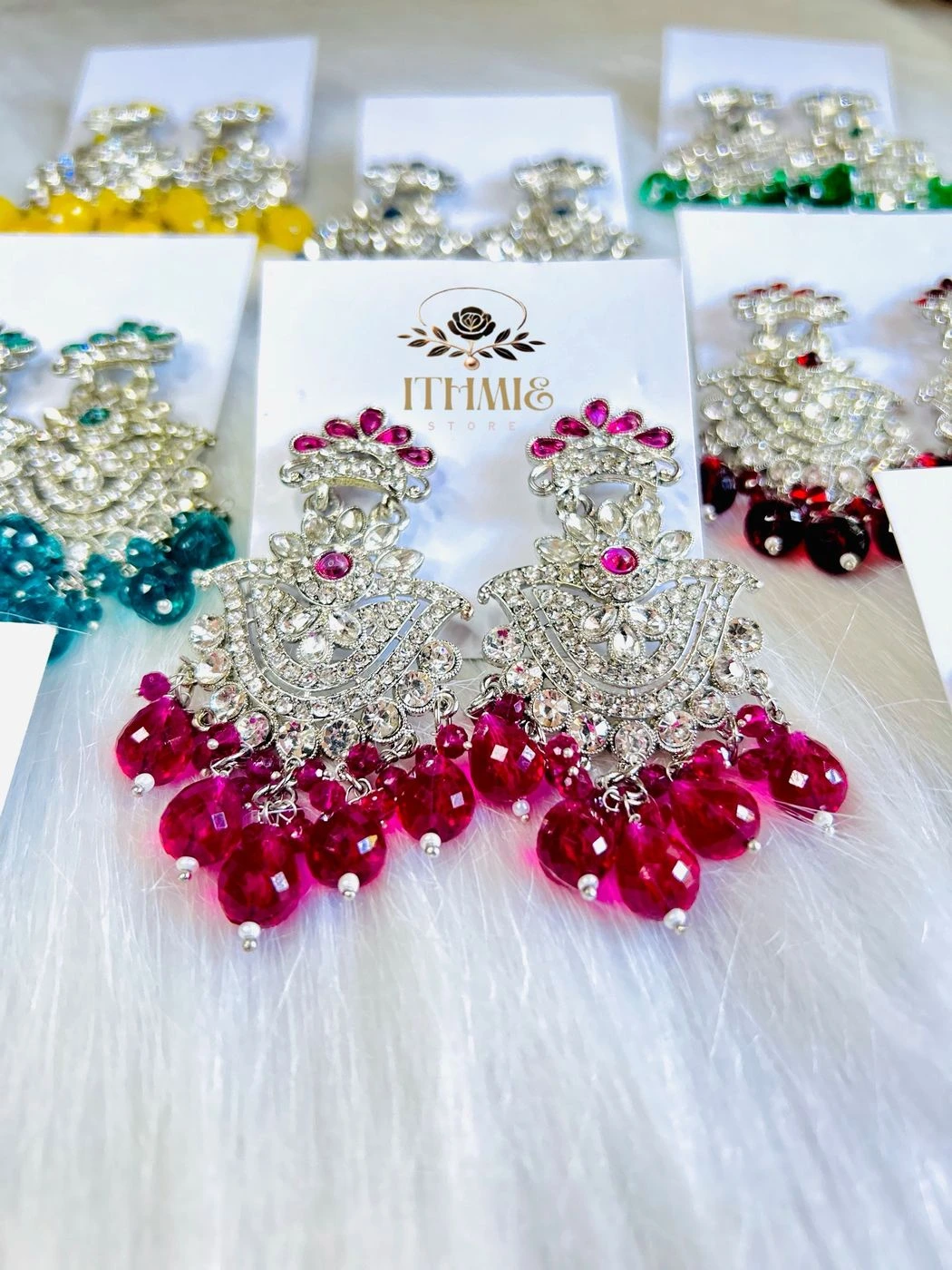 Vibrant fuchsia sparkle crafted with timeless elegance