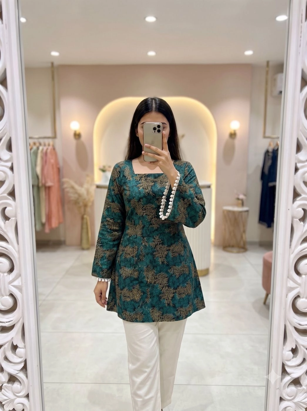 SHORT PRINTED KURTI FOR WOMEN & GIRLS 1