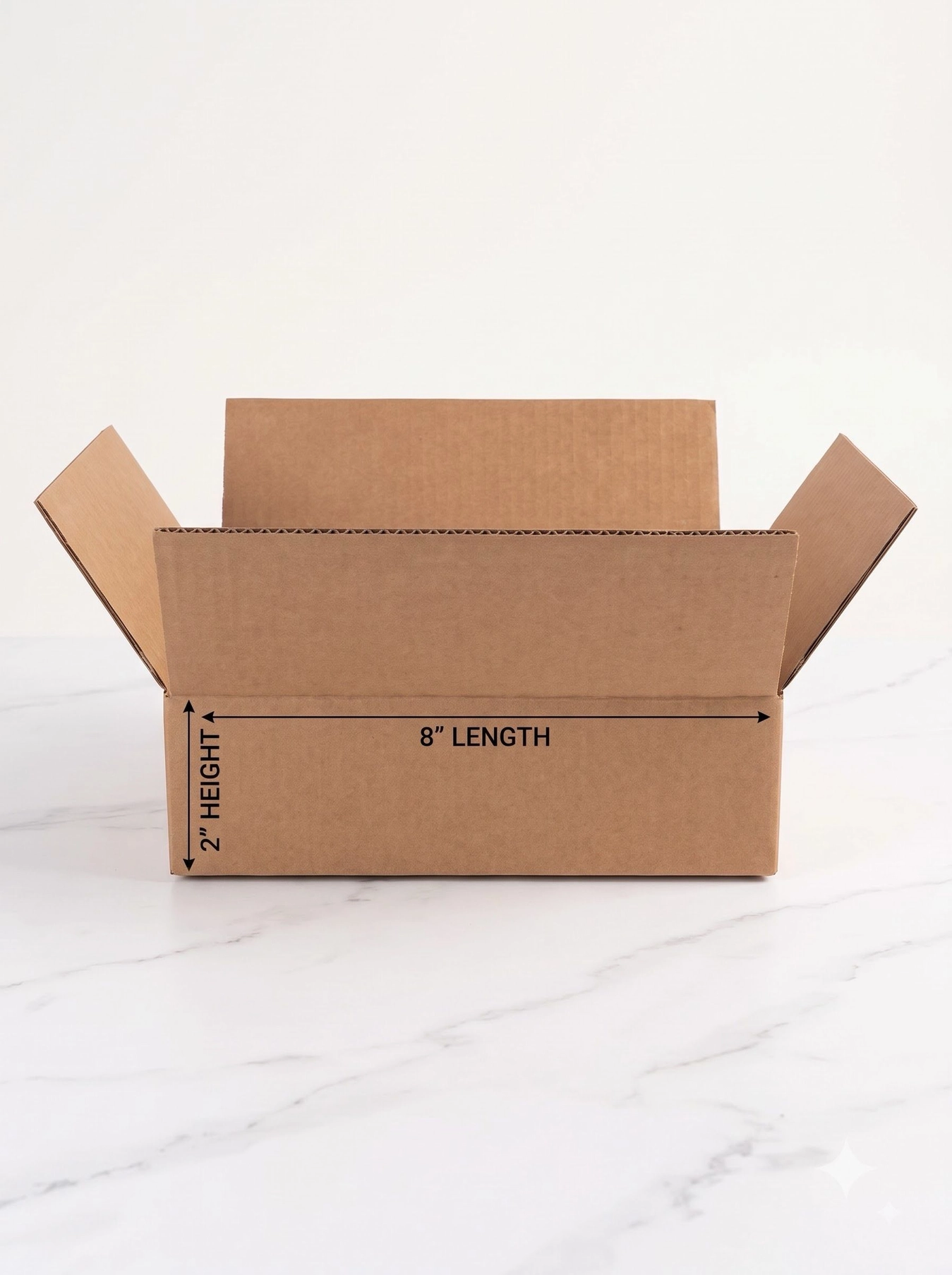 3 Ply Corrugated Boxes 8 × 5 × 2 Inches – Pack of 20 2