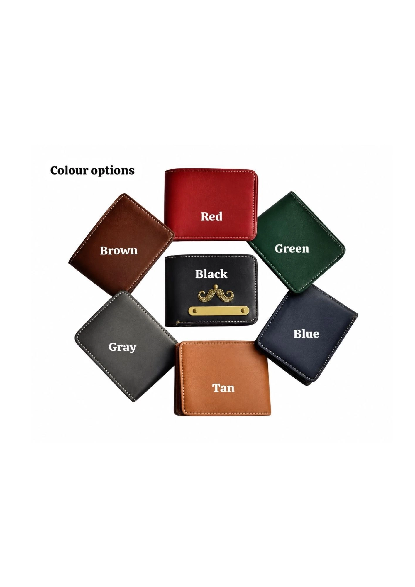 Personalized Name Wallet for Men – Premium Leatherette Wallet 1