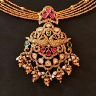 Moissanite Attigai  Necklace 2
