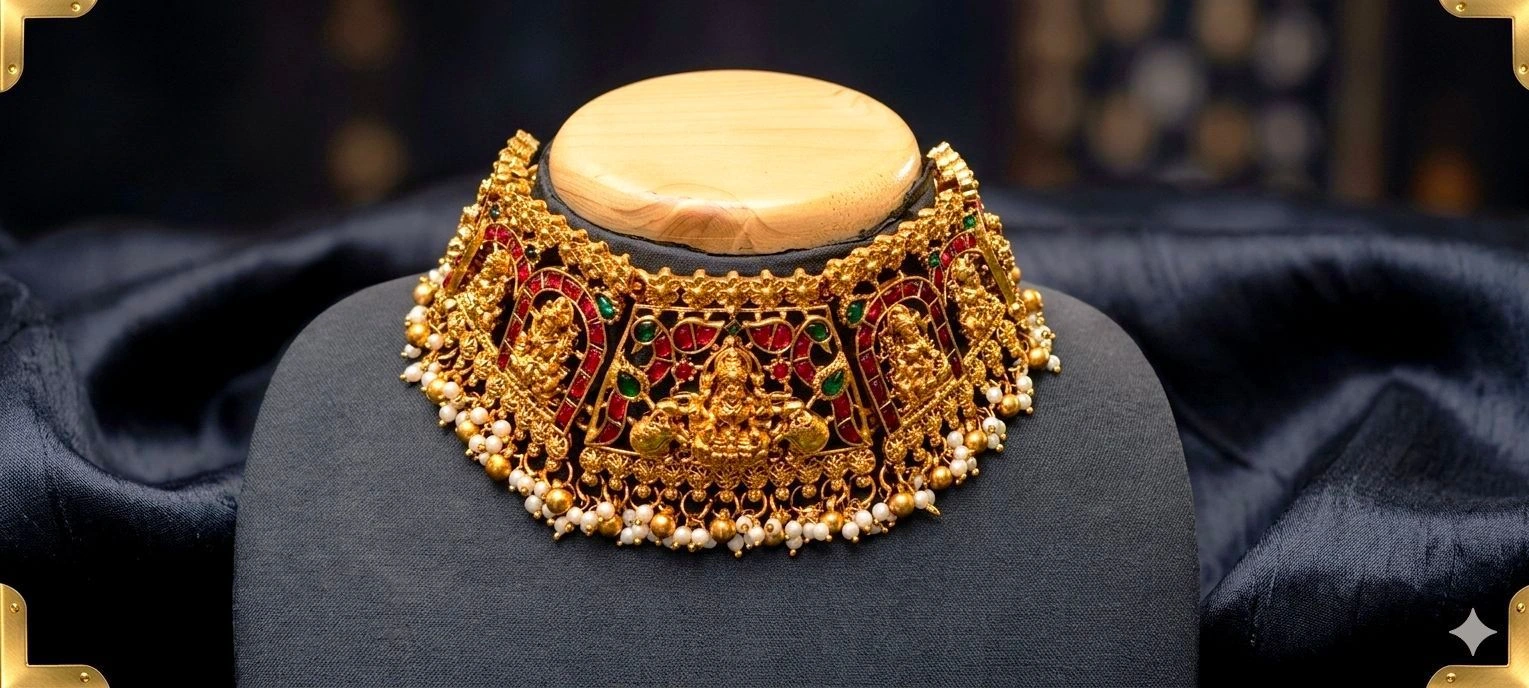Gajamukha Lakshmi choker 2