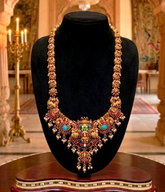 Mayoora Lakshmi long haram 1