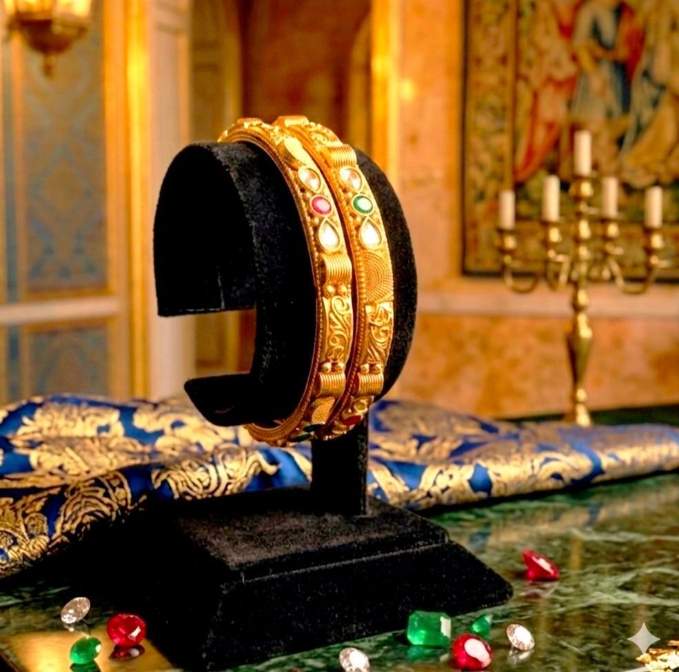 Ruby Emerald Bangles