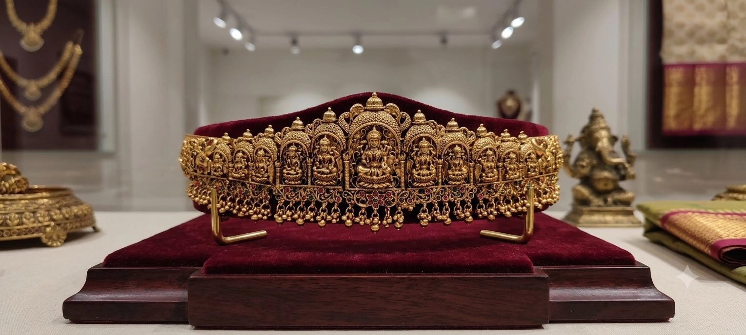 Antique Gaja Lakshmi Godess Odyanam 2