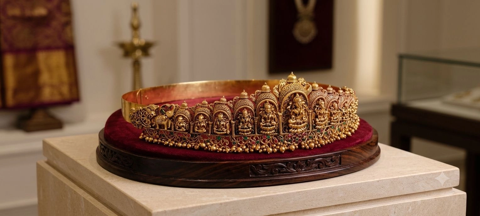 Antique Gaja Lakshmi Godess Odyanam 4