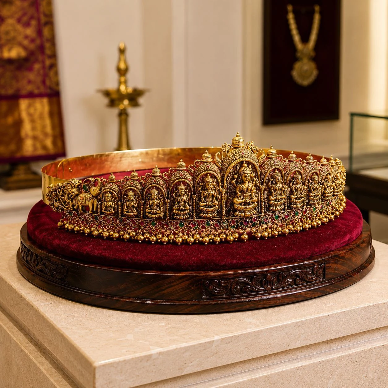 Antique Gaja Lakshmi Godess Odyanam 1