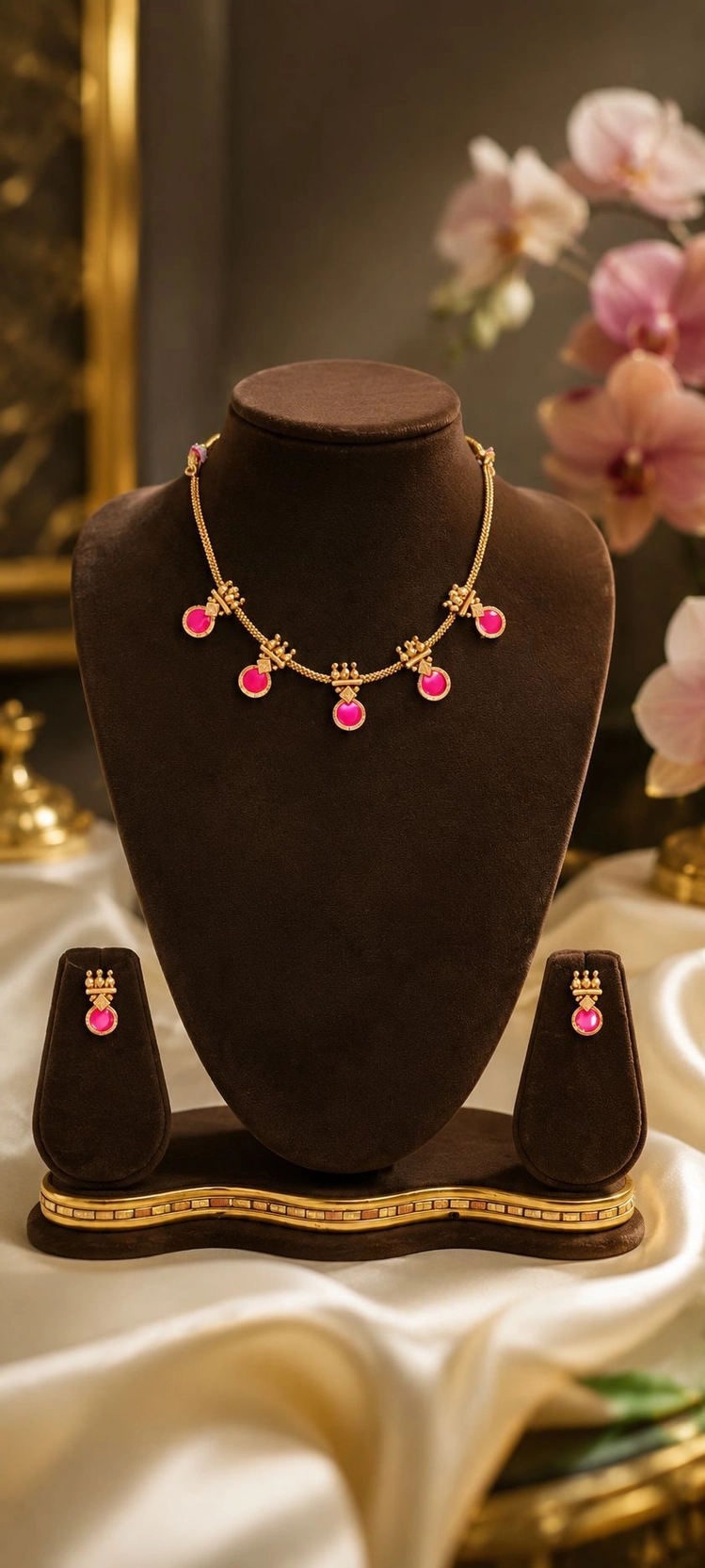 Coin short necklace