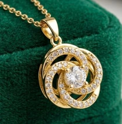 Anti Turnish Floral Pendant 2