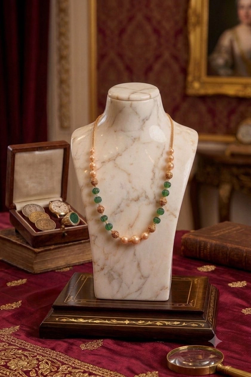 Heritage Fluted Bead Necklace