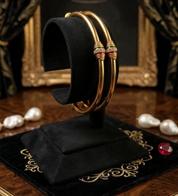 Heritage Enamel Gold Bangles 1