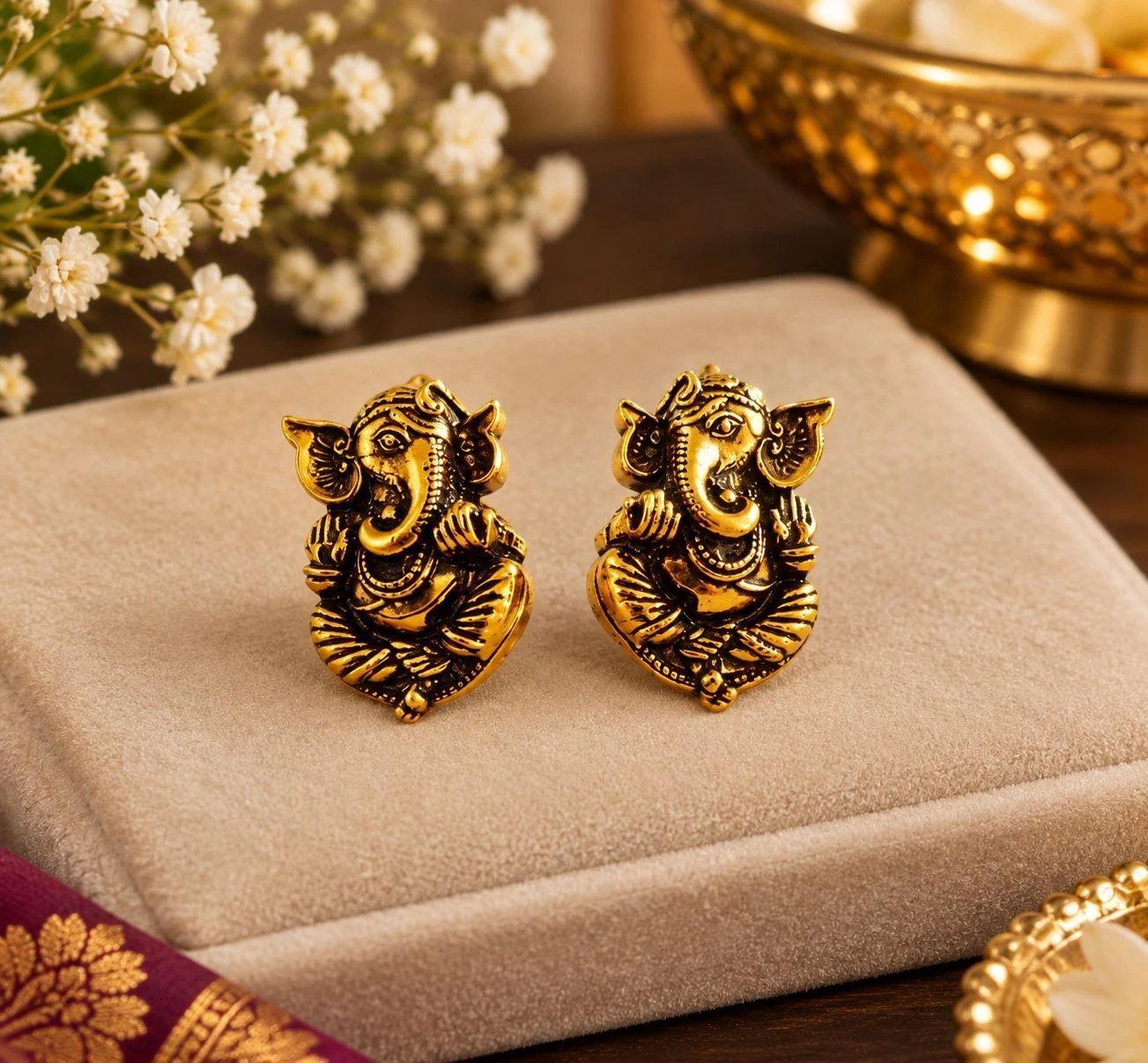 Divine Ganesha Earrings