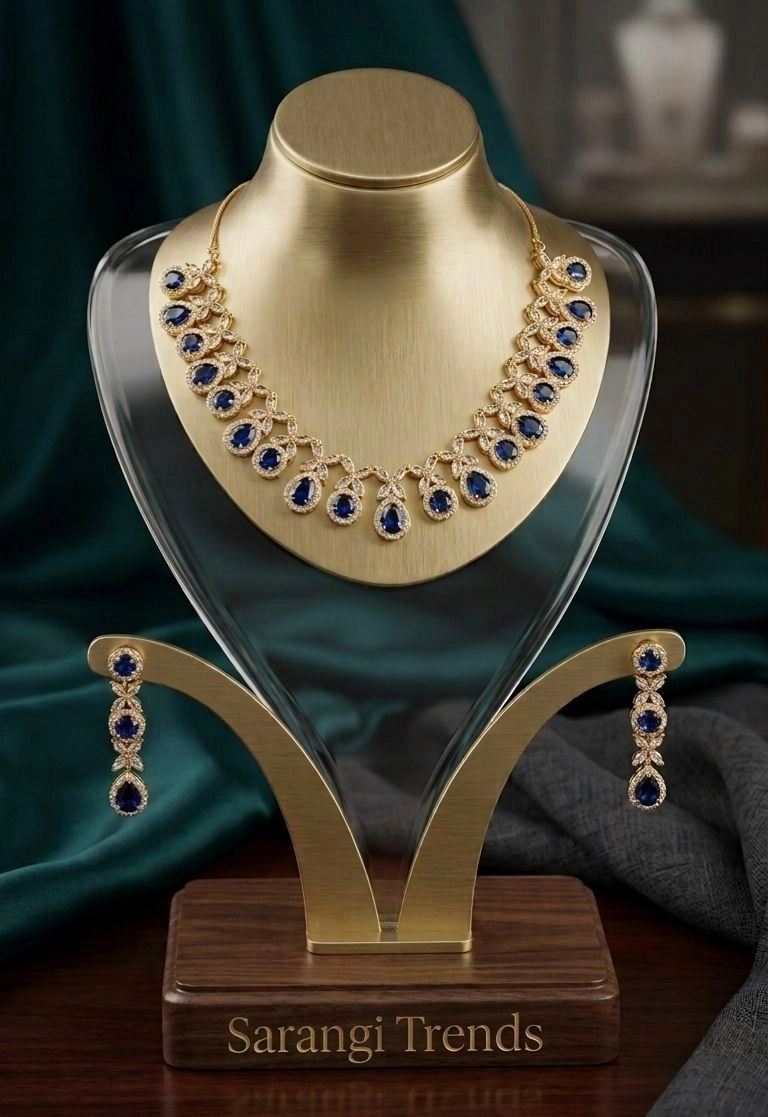 💙 Royal Sapphire Cascade Set