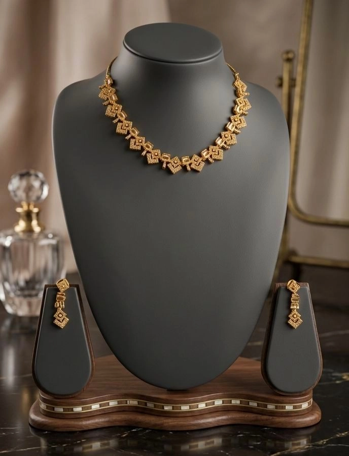 ✨ Golden Geometric Elegance Set
