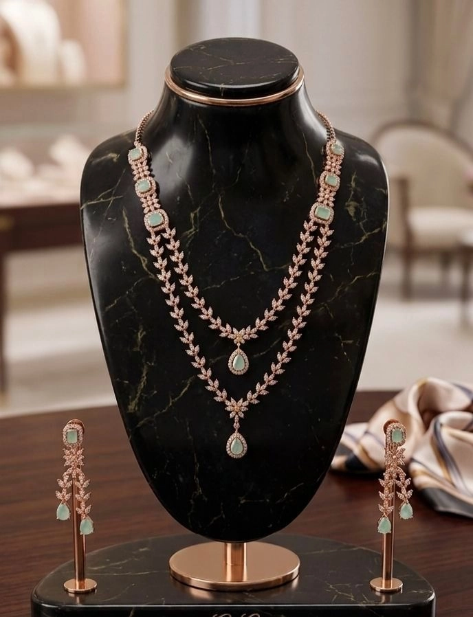 AD pistal green layered chain 2