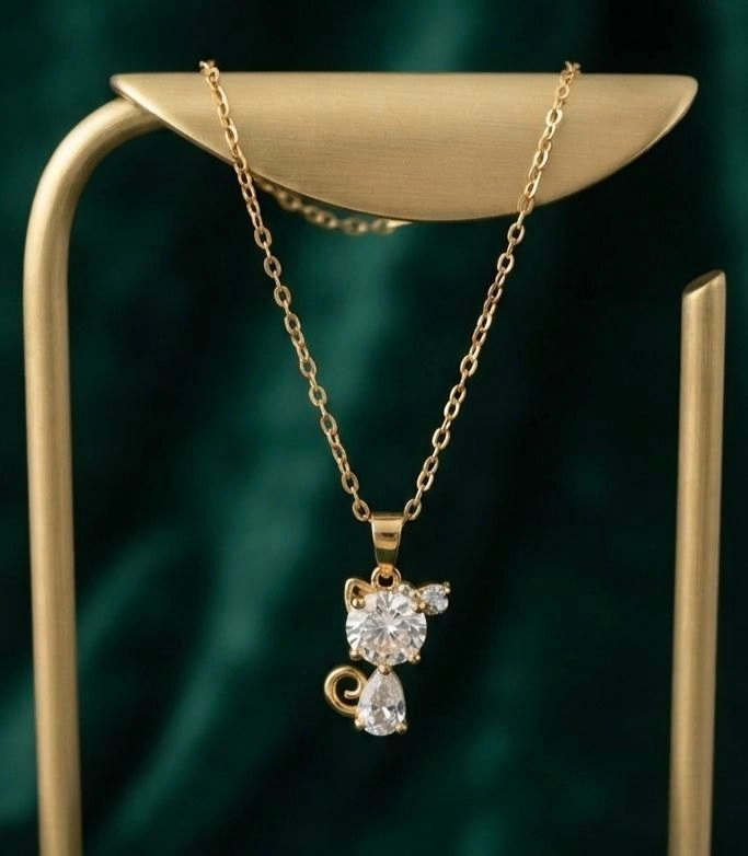 Kitten pendant Chain