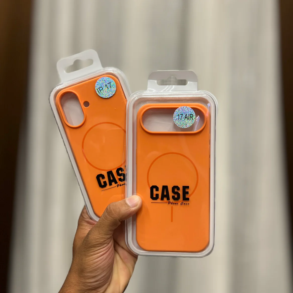 Magsafe Silicone Case Orange Colour 3