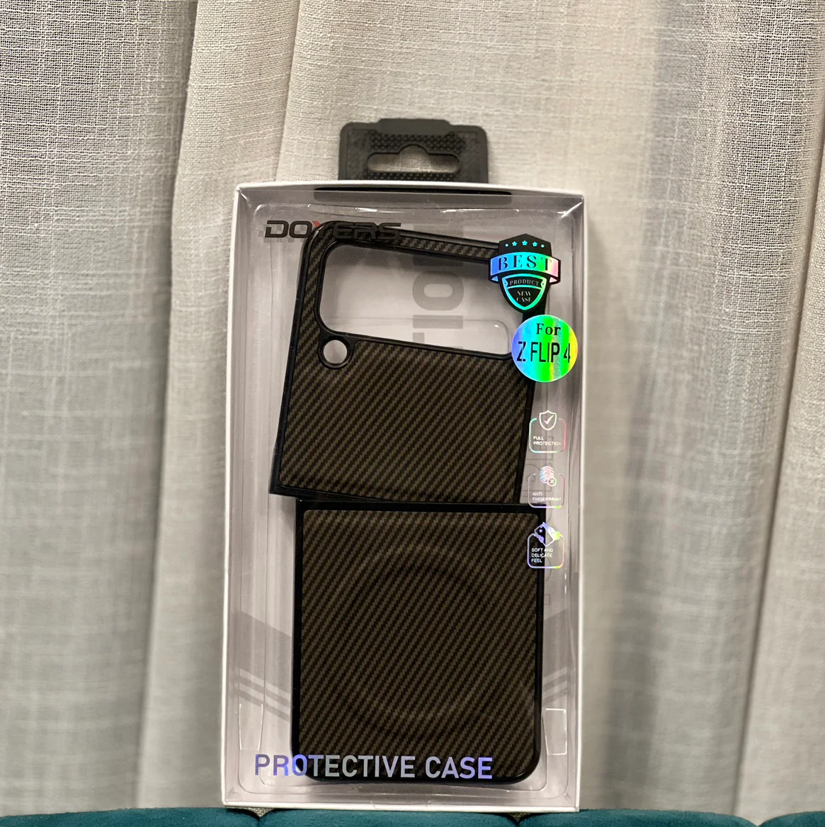Carbon Fibre Premium Patterned Case For Samsung Galaxy ZFlip 4 2