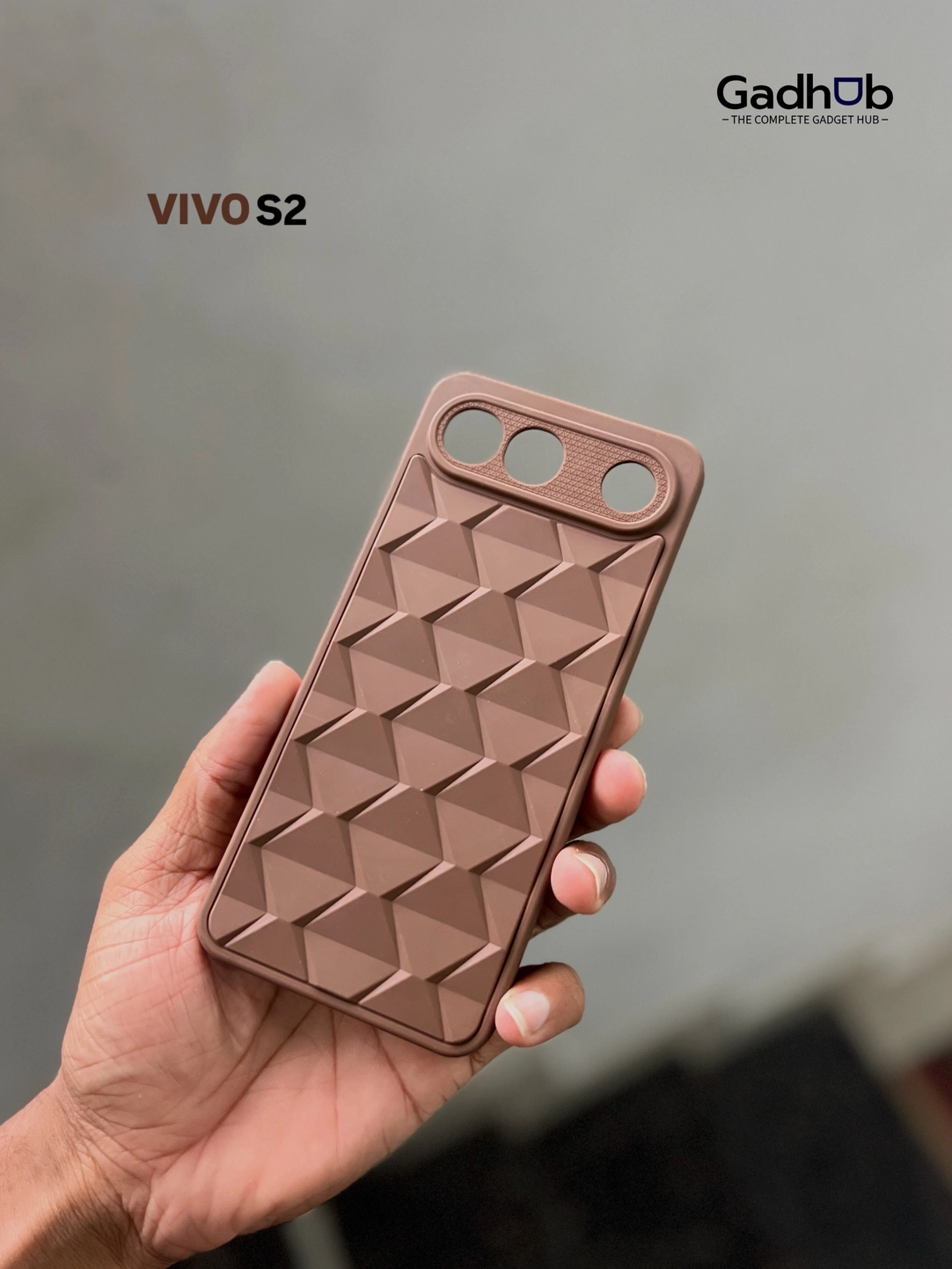 Vivo S2 Soft Diamond Textured Case 1