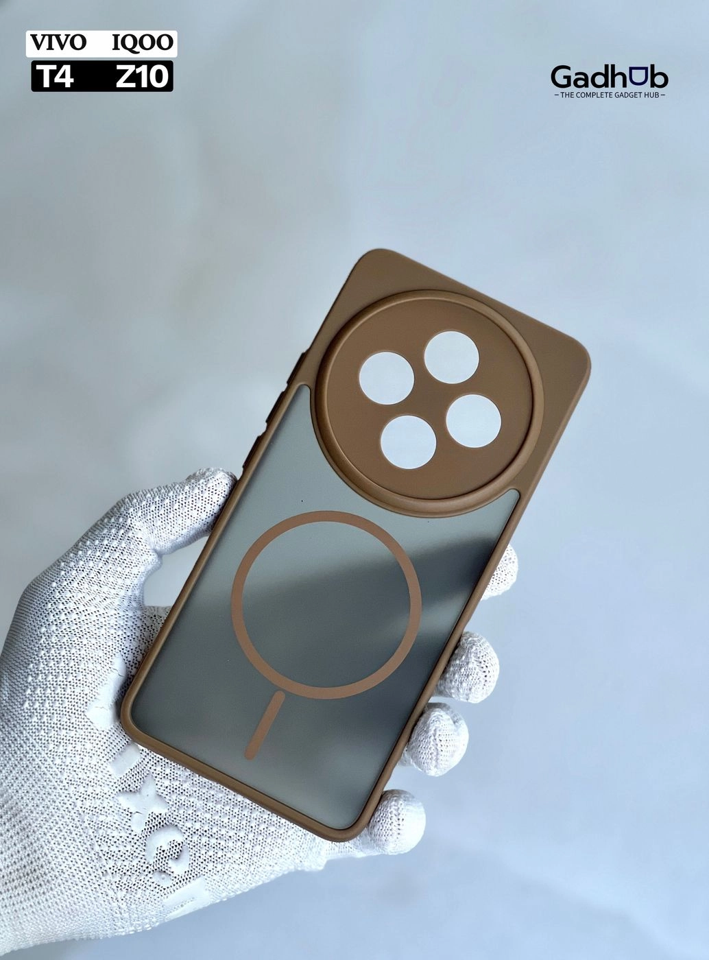 Vivo T4 / Iqoo Z10 Camera Protective Smoky Case 2
