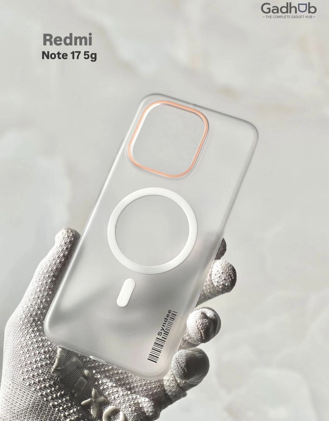 Redmi Note 17 5g Syndee Froasted Magsafe case 1