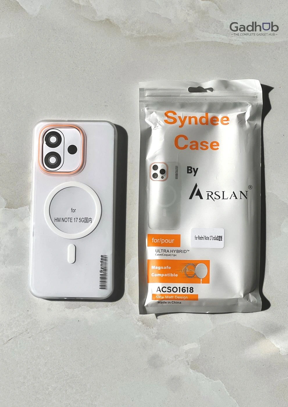 Redmi Note 17 5g Syndee Froasted Magsafe case 7