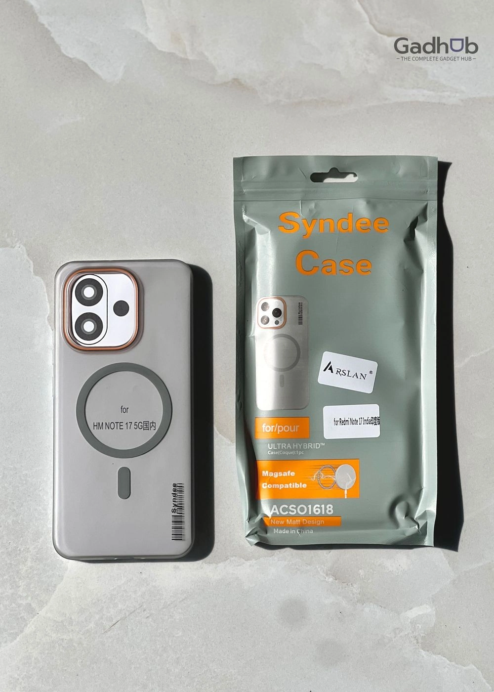 Redmi Note 17 5g Syndee Froasted Magsafe case 9