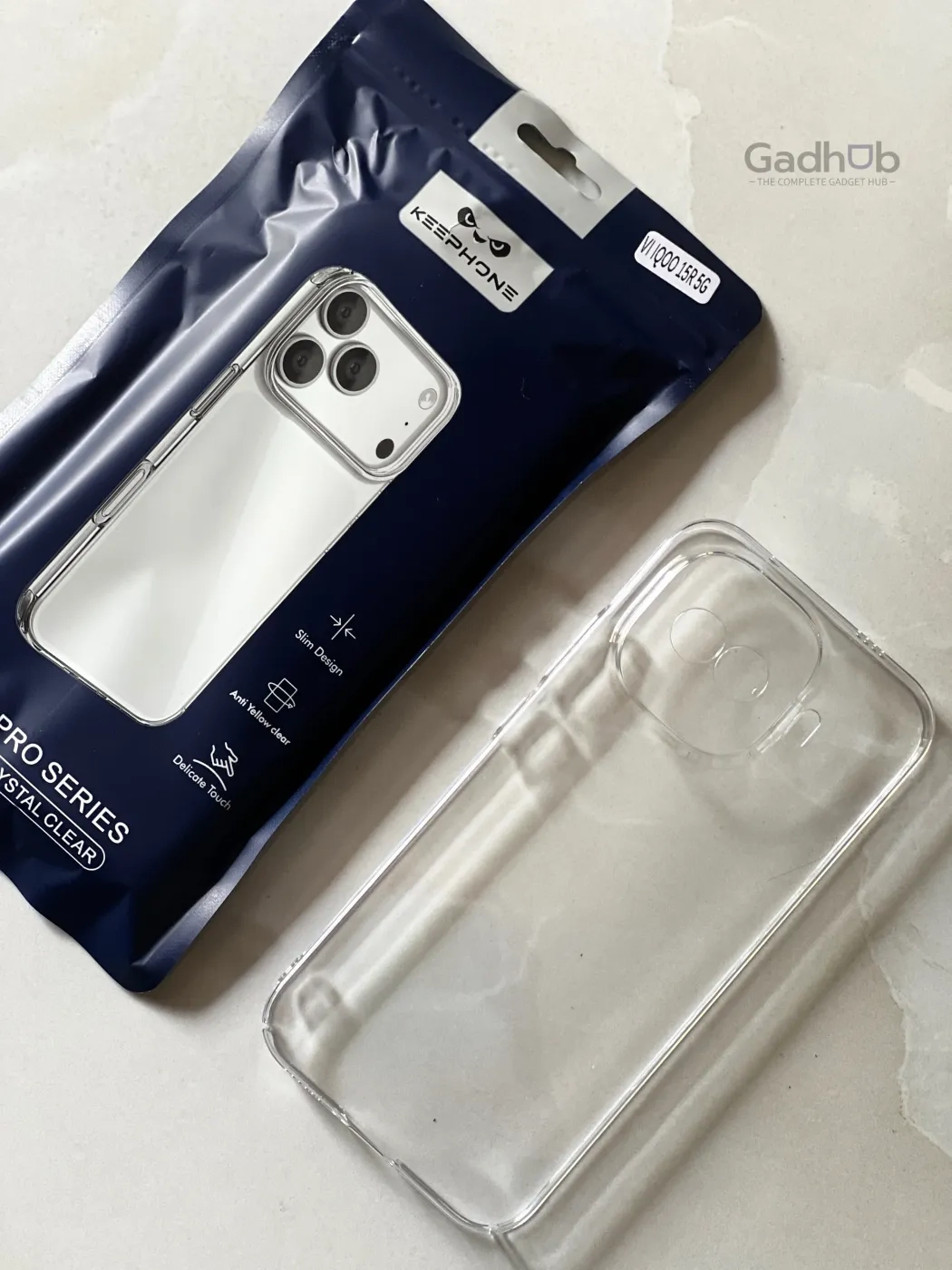 iQOO 15R Anti Yellow Transparent Case 2