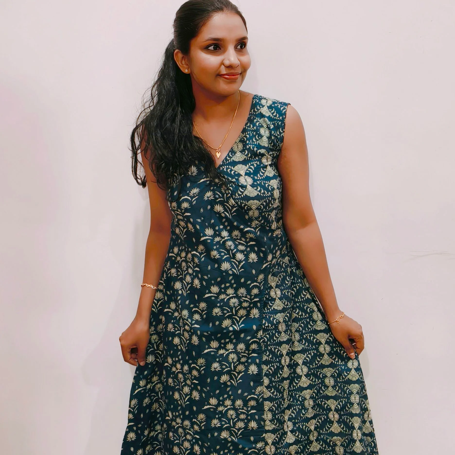 Teal Garden Wrapper(DT006)