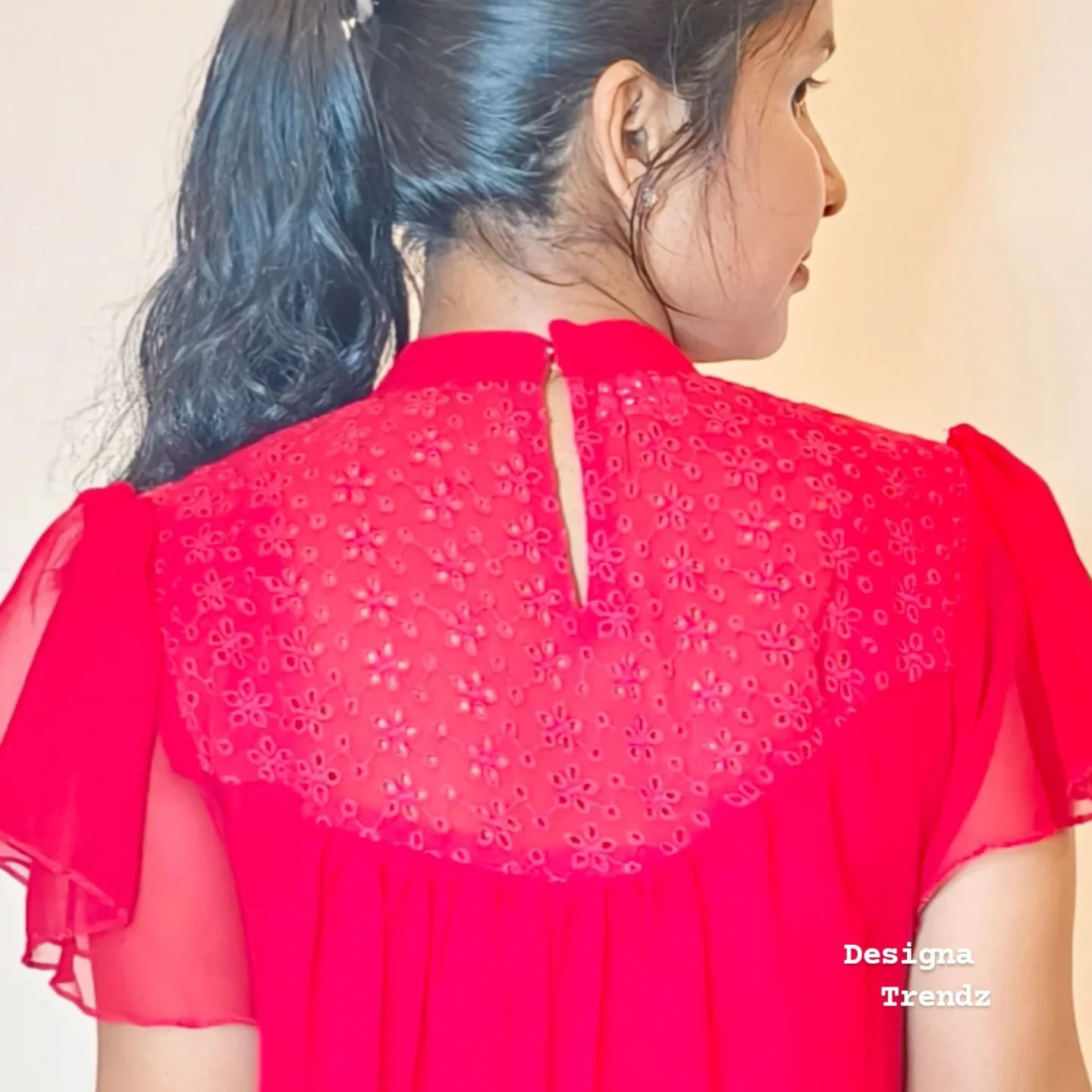 Red carpet: Georgette Aline kurti(DT012) 3