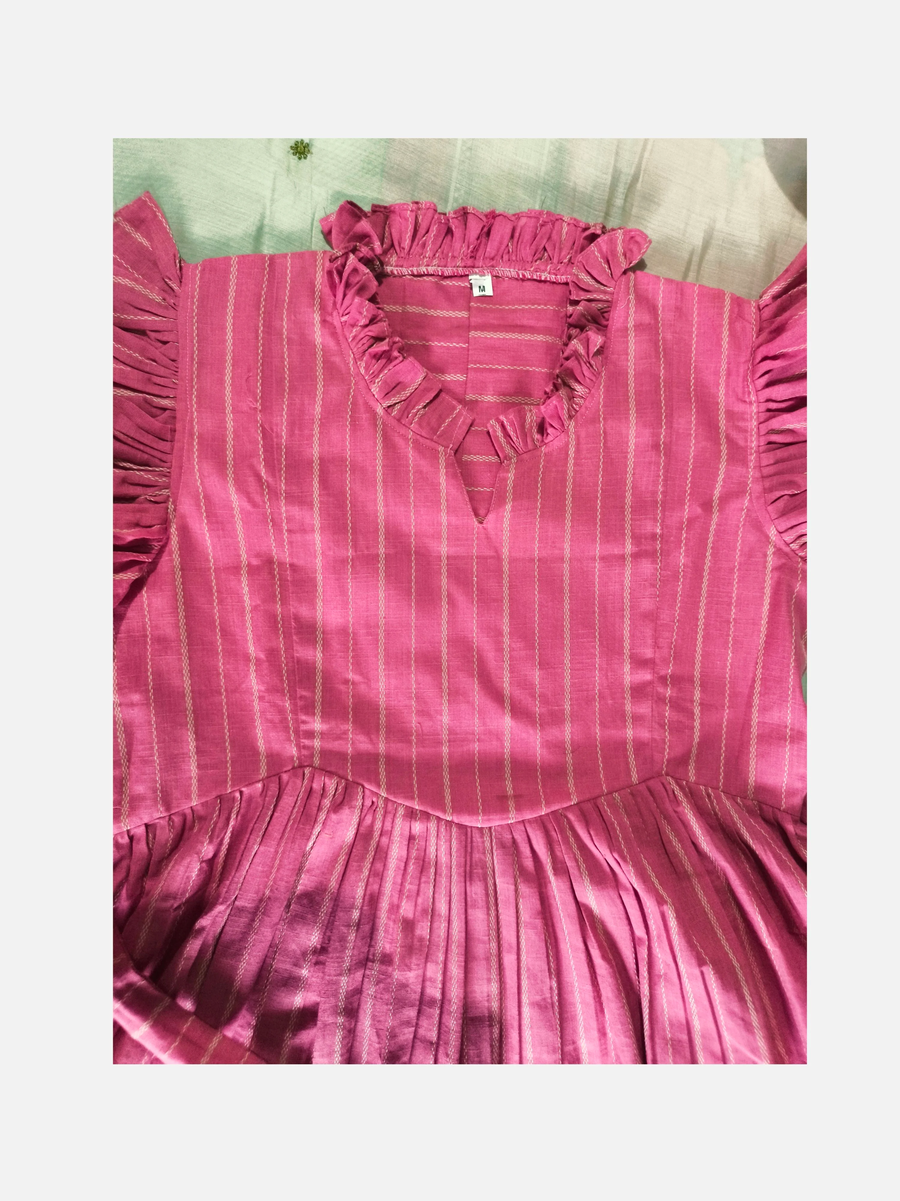 Peach Rose: Aline Frock Kurti(DT013)