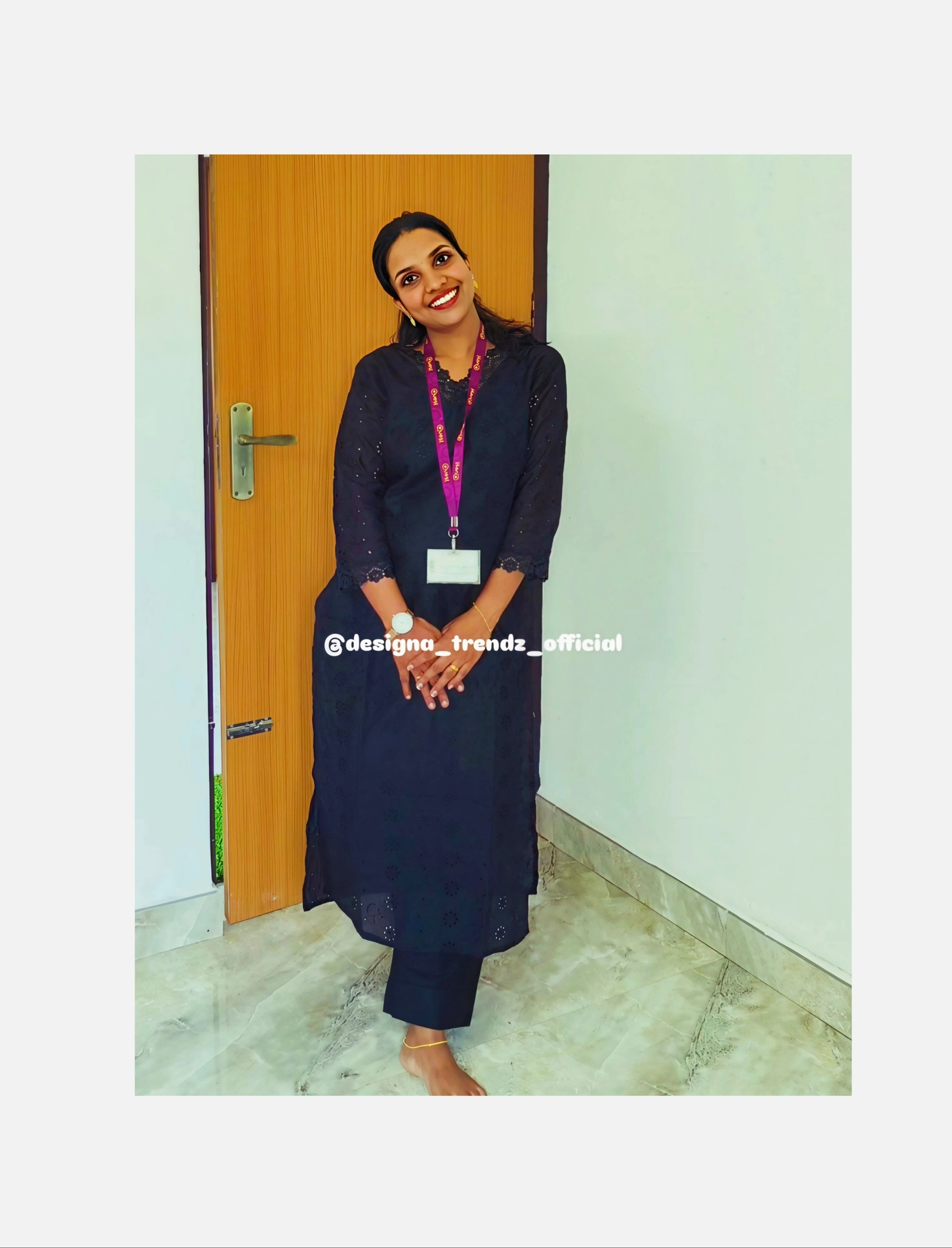 Black Hug: Pure Cotton hackoba Co-ord Set (DT026)