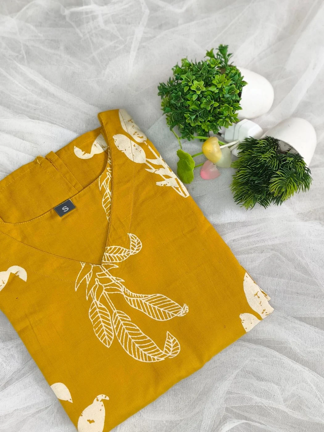 Pure cotton Slitted Kurti (DT034)