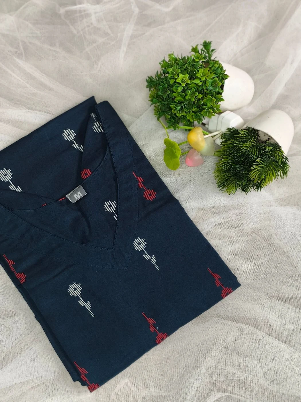 Pure cotton slitted kurti (DT035)