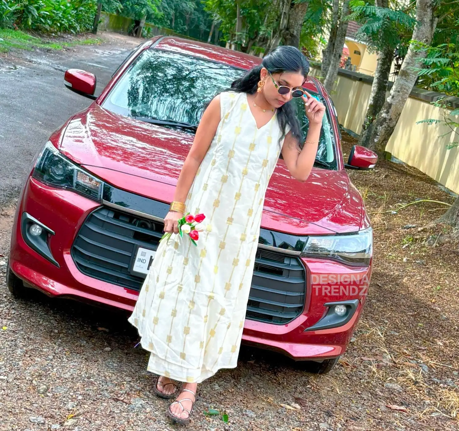 Onam-Vibe: Tissue Coordset (DT051)