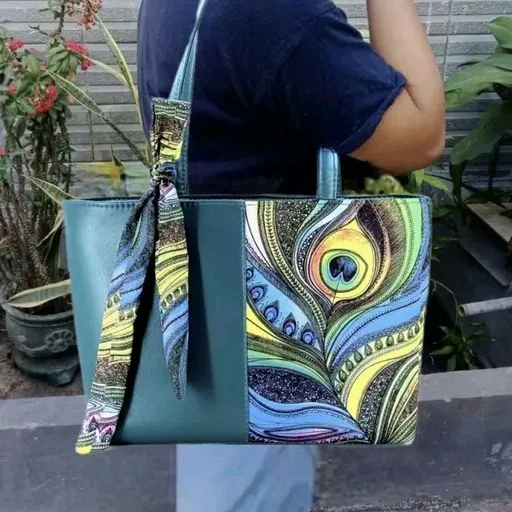 Peacock tote 2