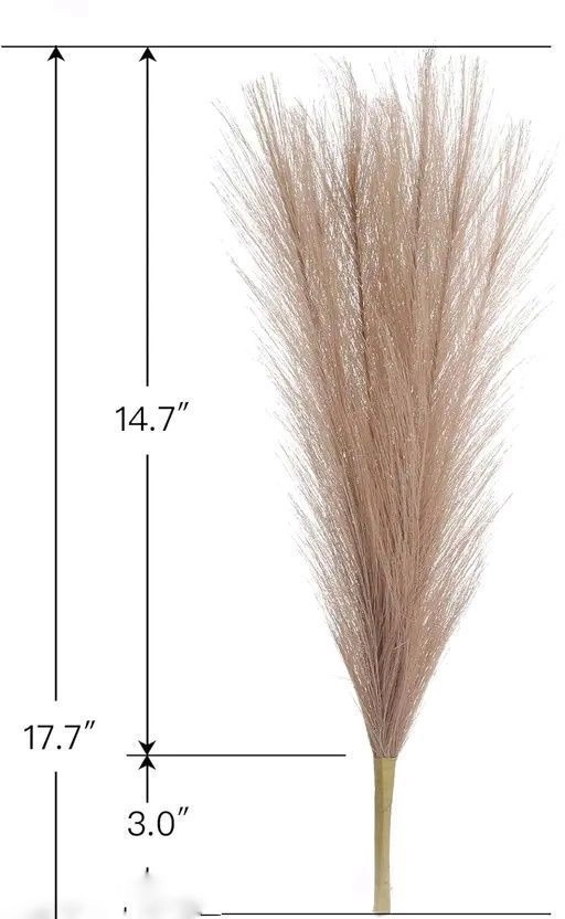 Fluffy artificial pampas grass 2