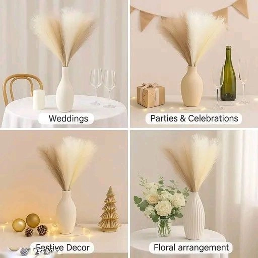 Fluffy artificial pampas grass 3